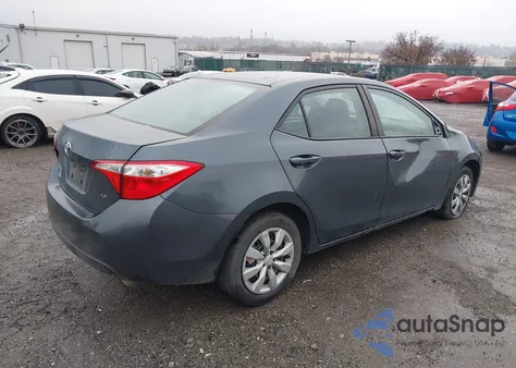 2016 Toyota Corolla Le из США, поврежденный, VIN 2T1BURHE6GC745322